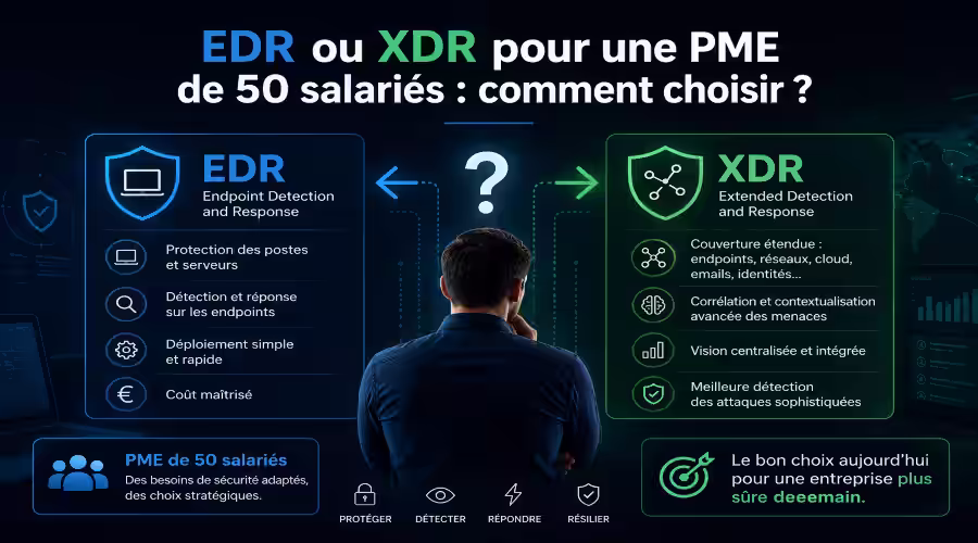 EDR ou XDR pour une PME de 50 salariés : comment choisir ?
