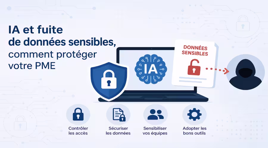 IA et fuite de données sensibles, comment protéger votre PME