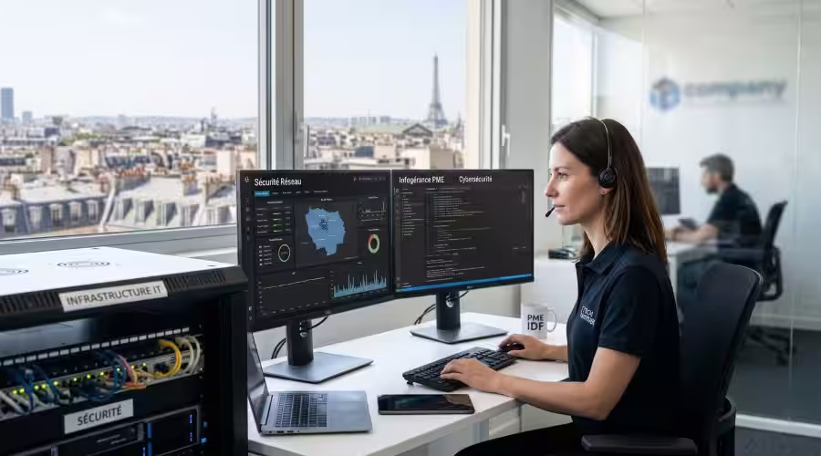 Infogérance Paris et IDF : informatique et cybersécurité PME