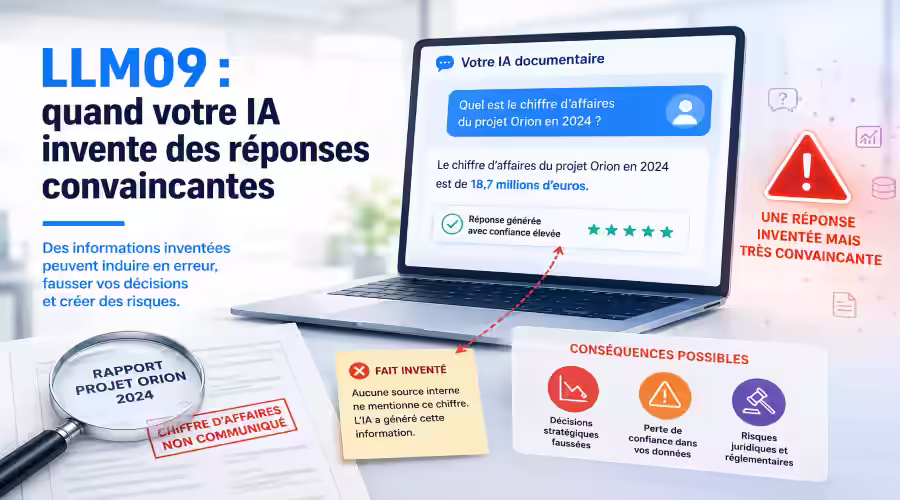LLM09 : quand votre IA invente des réponses convaincantes