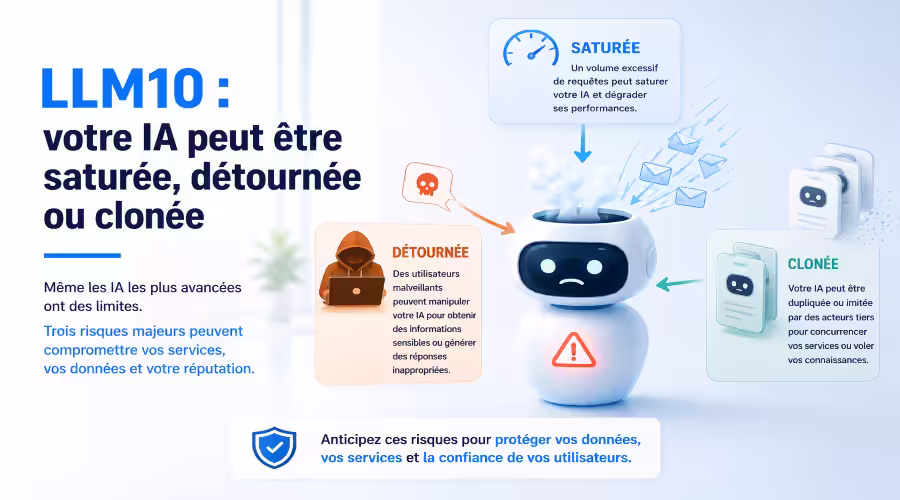 LLM10 : votre IA peut être saturée, détournée ou clonée