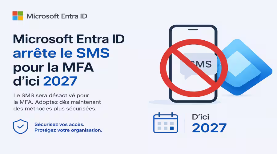 Microsoft Entra ID arrête le SMS pour la MFA d’ici 2027