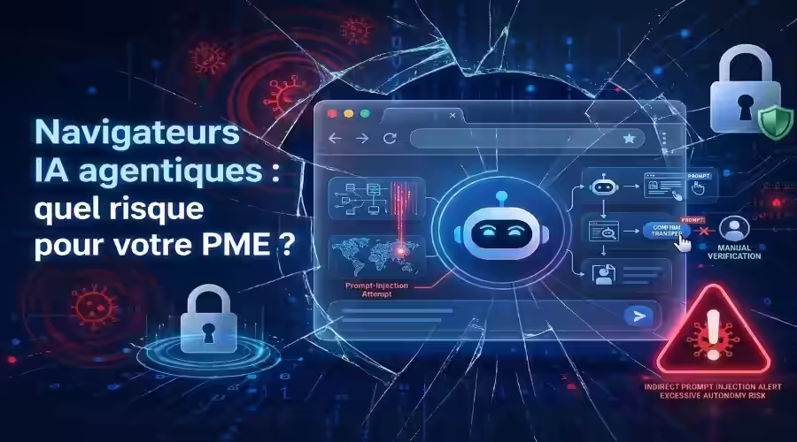 Navigateurs IA agentiques : quel risque pour votre PME ?